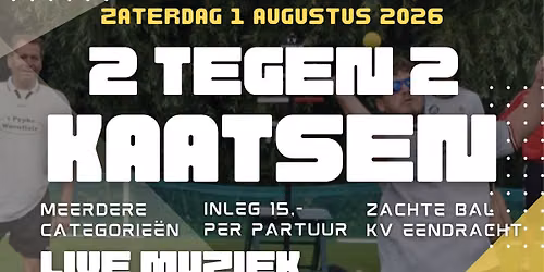 2 tegen 2 kaatsen