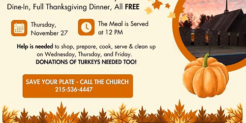 Free Thanksgiving Meal