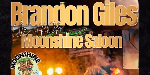 Brandon Giles live at Moonshine Saloon, 8-11pm, Pensacola, FL #brandongiles