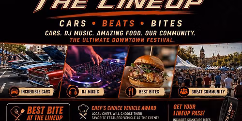THE LINEUP Santa Rosa | Cars \u2022 Beats \u2022 Bites