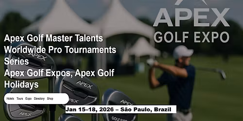 Golf Master Talents Apex Tours Global Fame & Prices in S\u00e3o Paulo, Brazil