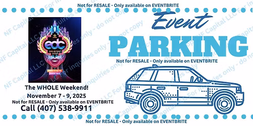 Event Parking Orlando: EDC Orlando 2025