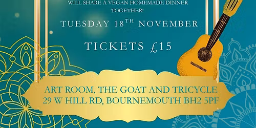 Breathwork and Mantra With Dippy Bamba (+ Vegan Dinner)