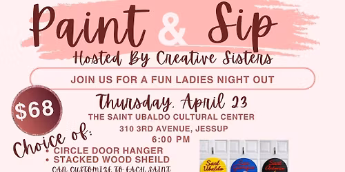 Saint Ubaldo Society Paint & Sip Fundraiser
