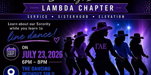Meet & Greet with \u0393\u039b\u0395 Lambda Chapter (North Carolina)