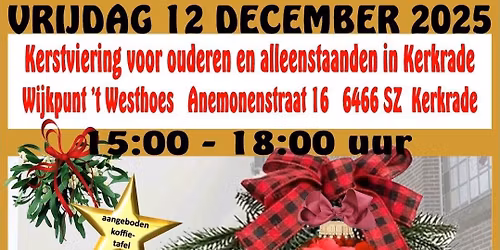 Kerstviering voor ouderen \/ alleenstaande