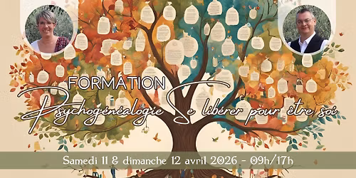 Formation Psychog\u00e9nalogie - Se lib\u00e9rer pour \u00eatre Soi