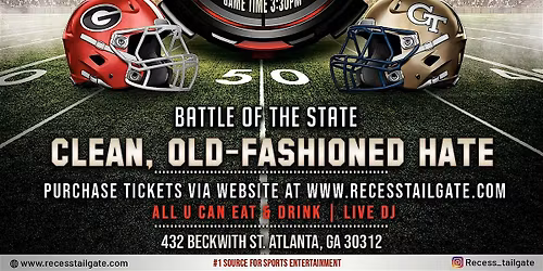 2025 Battle of the State Tailgate - UGA vs Georgia Tech