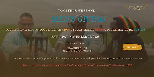 Together We Stand- Men's Giving