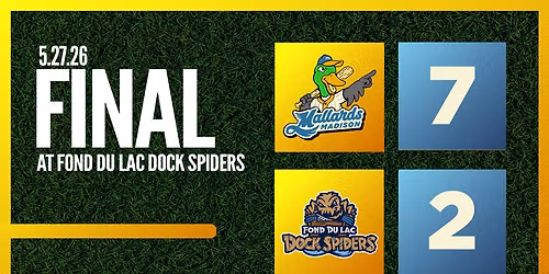 Fond du Lac Dock Spiders at Madison Mallards at Warner Park