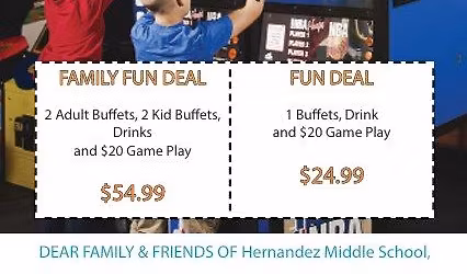Gatti Town Spirit Night! Half Price games!!