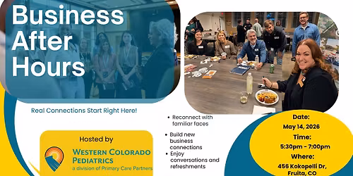 Business After Hours: Western Colorado Pediatrics
