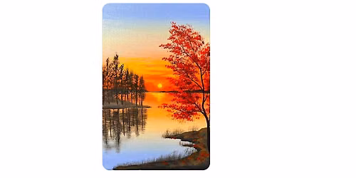 Calgary\u2019s Paint & Sip Experience at Raw Canvas: Level 1 - Easy