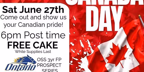 Live Harness Racing and Canada Day Celebrations