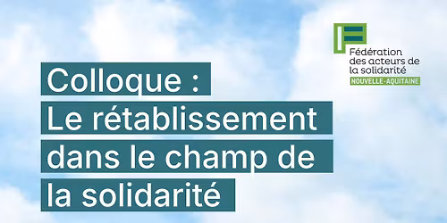 Colloque sur Le R\u00e9tablissement
