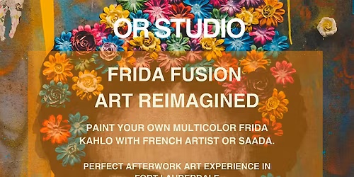 Frida fusion sip & paint workshop