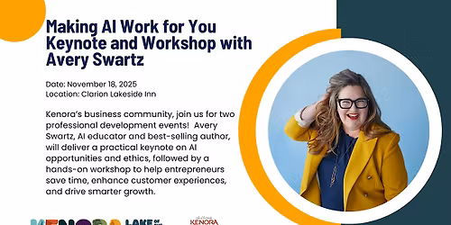 Making AI Work for You Keynote and Workshop with Avery Swartz