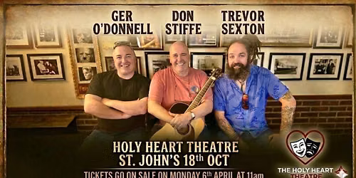 Ger O Donnell,  Don Stiffe & Trevor Sexton live at The Holy Heart Theatre