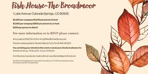 SMF Broadmoor Autumn Soiree