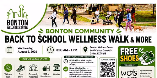 BACK TO SCHOOL WELLNESS WALK | BONTON WELLNESS CENTER | BONTON FARMS