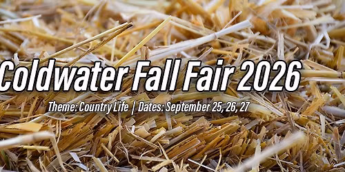 2026 Coldwater Fall Fair 