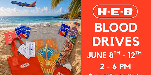 H-E-B Summer Blood Drive Series