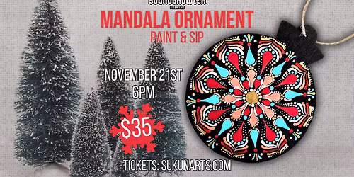 Mandala Ornament Paint & SIp