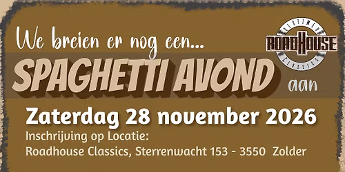Spaghetti Avond ORC