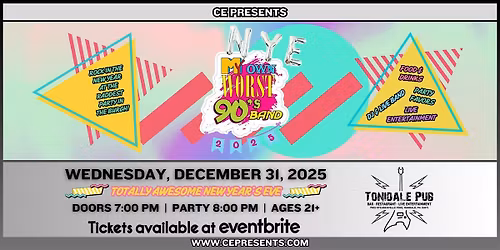 Totally Awesome New Year's Eve w\/ My Own Worst 90's Band