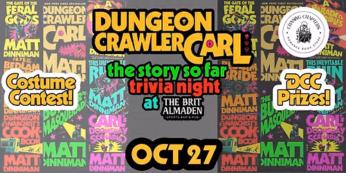 Dungeon Crawler Carl: the Story So Far Trivia at the Brit!