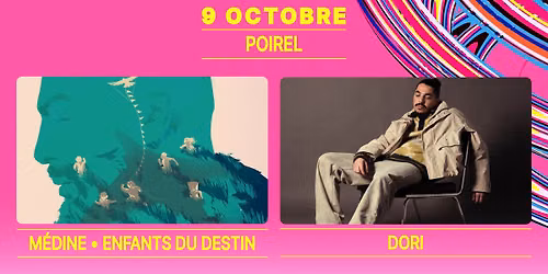 M\u00c9DINE \u00b7 ENFANTS DU DESTIN (TOURN\u00c9E ACOUSTIQUE) + DORI \u00b7 Poirel \u00b7 NJP 2026