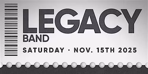Legacy Band "Friendsgiving" Show at Vagabond 11\/15\/25!