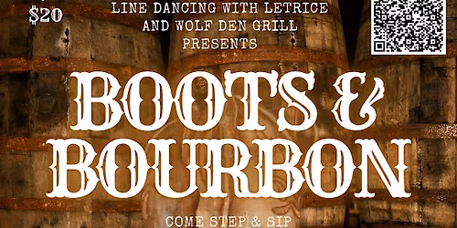 Line Dancing with Letrice presents "Boots & Bourbon"