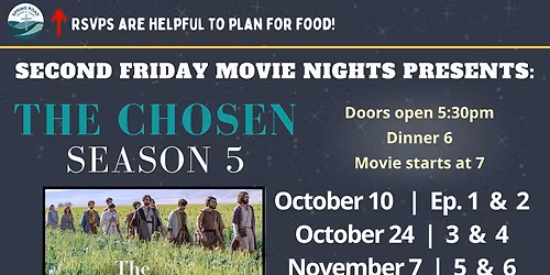 (November) Movie Night: The Chosen (Season 5, Episodes 7-8)