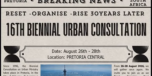 16th Biennial Urban Consultation 