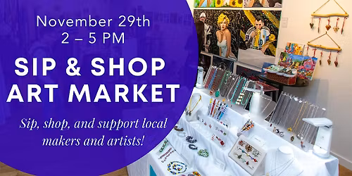 Sip & Shop Art Market