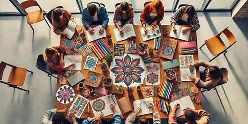 Phone-free creative gathering for adults (English, Espa\u00f1ol, Portugu\u00eas)