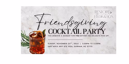 Friendsgiving Cocktail Party