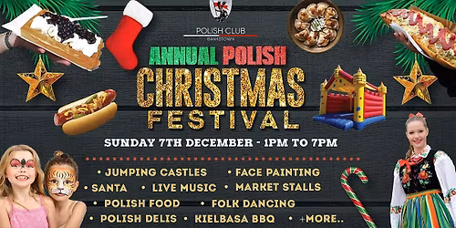 Polish Christmas Festival @ The Polish Club | 1PM on Sunday 7th December