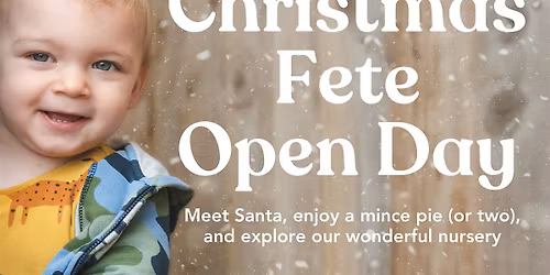Ashby Nursery School & Preschool Academy Christmas Fete Open Day