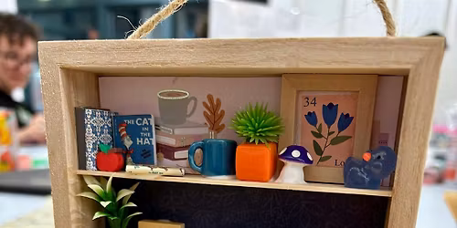 LCW Book Club: Mini Bookcases craft workshop in Montgomery County, Md.