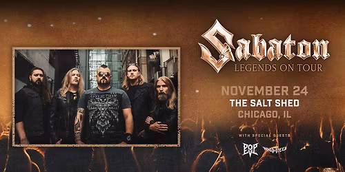 Sabaton at the Salt Shed 