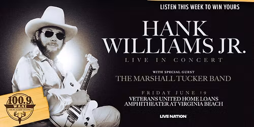 Hank Williams Jr at Veterans United Home Loans Amphitheater at Virginia Beach