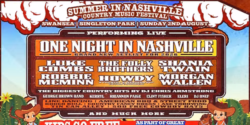 Summer In Nashville - Swansea 2026
