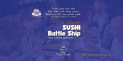 2-Player Sushi Battle Ship - Tokyo Tower