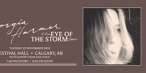 Georgia Harmer with Sam Lynch  - Eye of the Storm Tour