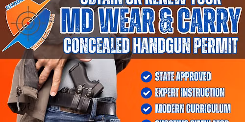 MD Concealed Carry Permit Class - Waldorf, MD