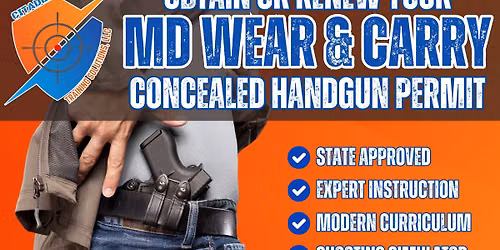 MD Concealed Carry Permit Class - Waldorf, MD