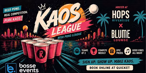 Pong League Hops Riverside: The Midweek Takeover — Hops Pub Riverside