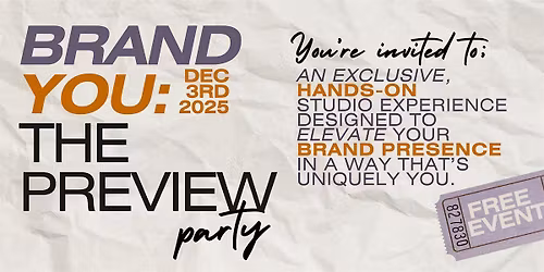 Brand You: The Preview Party